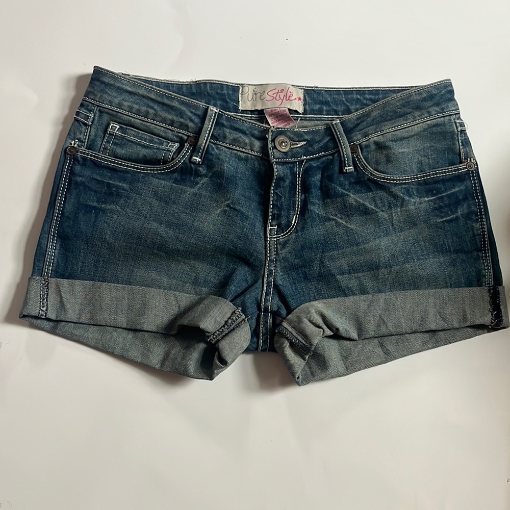 Pure Style low rise jean shorts